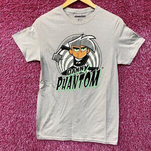 Nickelodeon Danny Phantom Spiral Retro Cartoon T-Shirt Small
